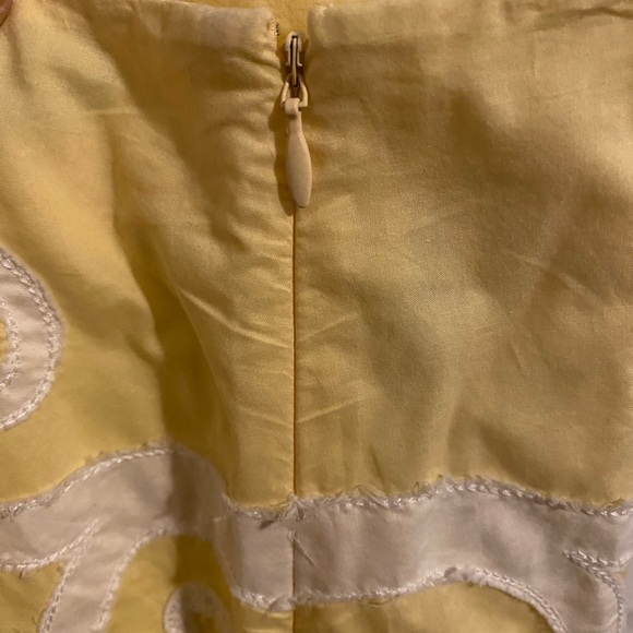 Boden yellow appliquéd skirt 12R, good used condition - Picture 4 of 6
